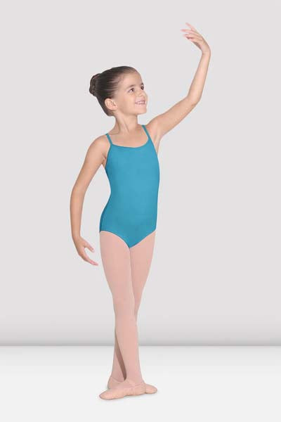 BLOCH CL5607 Girls Parem Camisole Leotard Turquoise